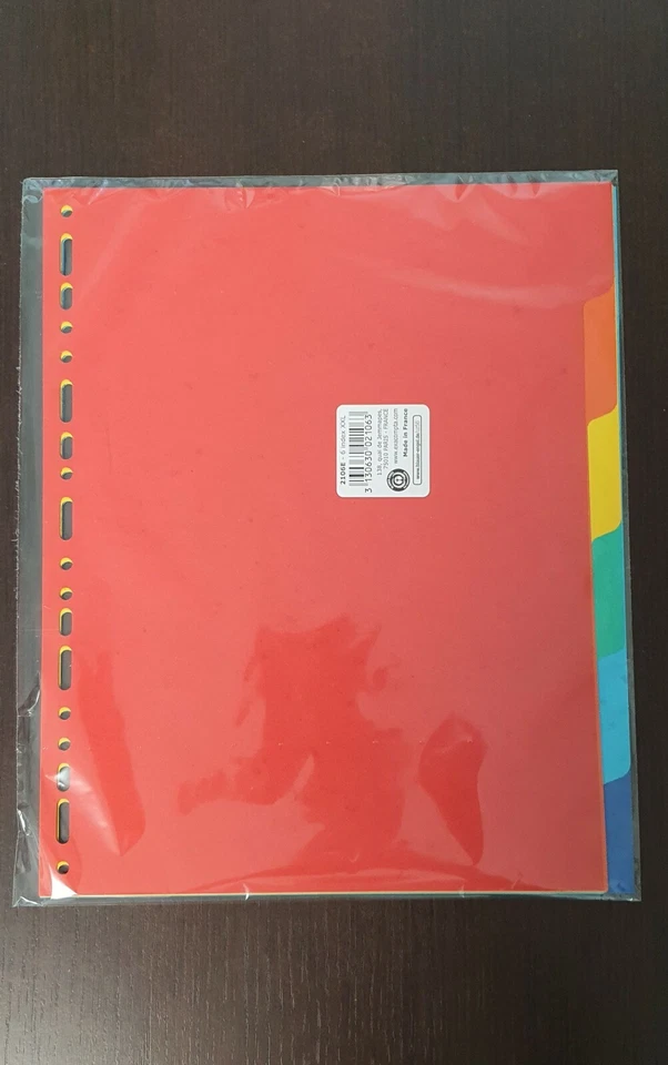 Karton-Register, DIN A4 Überbreite, 6-teilig EXACOMPTA 2106E 3130630021063