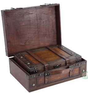 vintage style decorative suitcases