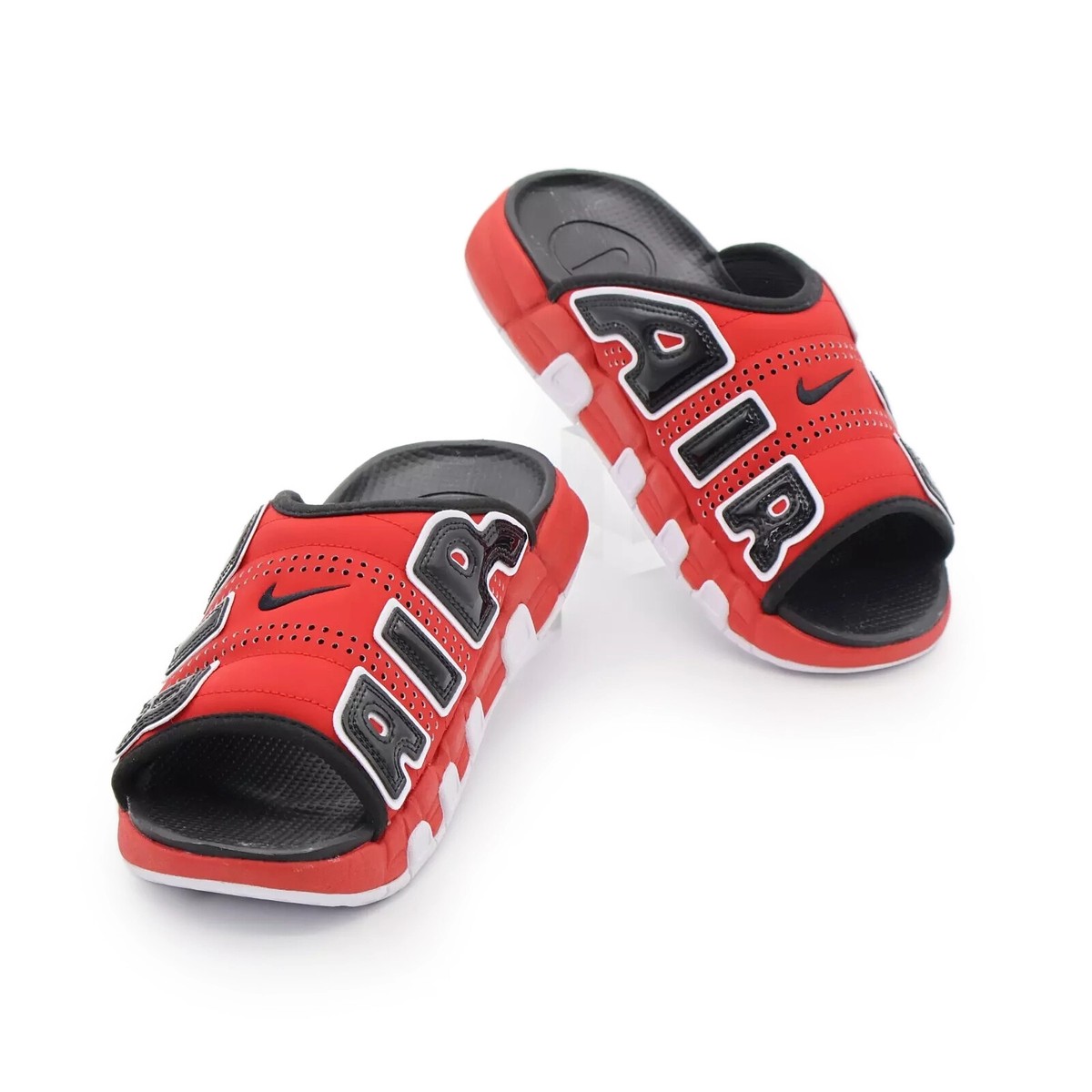 FJ6036-600 Nike Air More Uptempo Slide University Red Black FJ6036-600 Nike Air More Uptempo Slide University Red Black