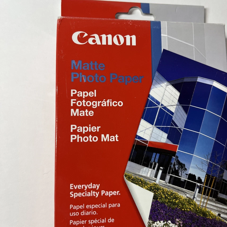 Canon Matte Photo Inkjet Paper, 8.5 mil., 4x6", 120 Sheet Pack #7981A014 - Image 3 of 4