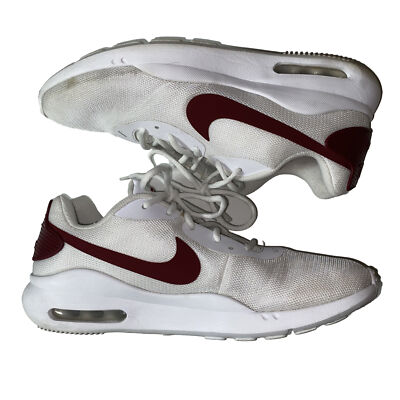 Nike Air Max Women's Oketo Sneakers Size White Red TEAM AQ2235-101  Running