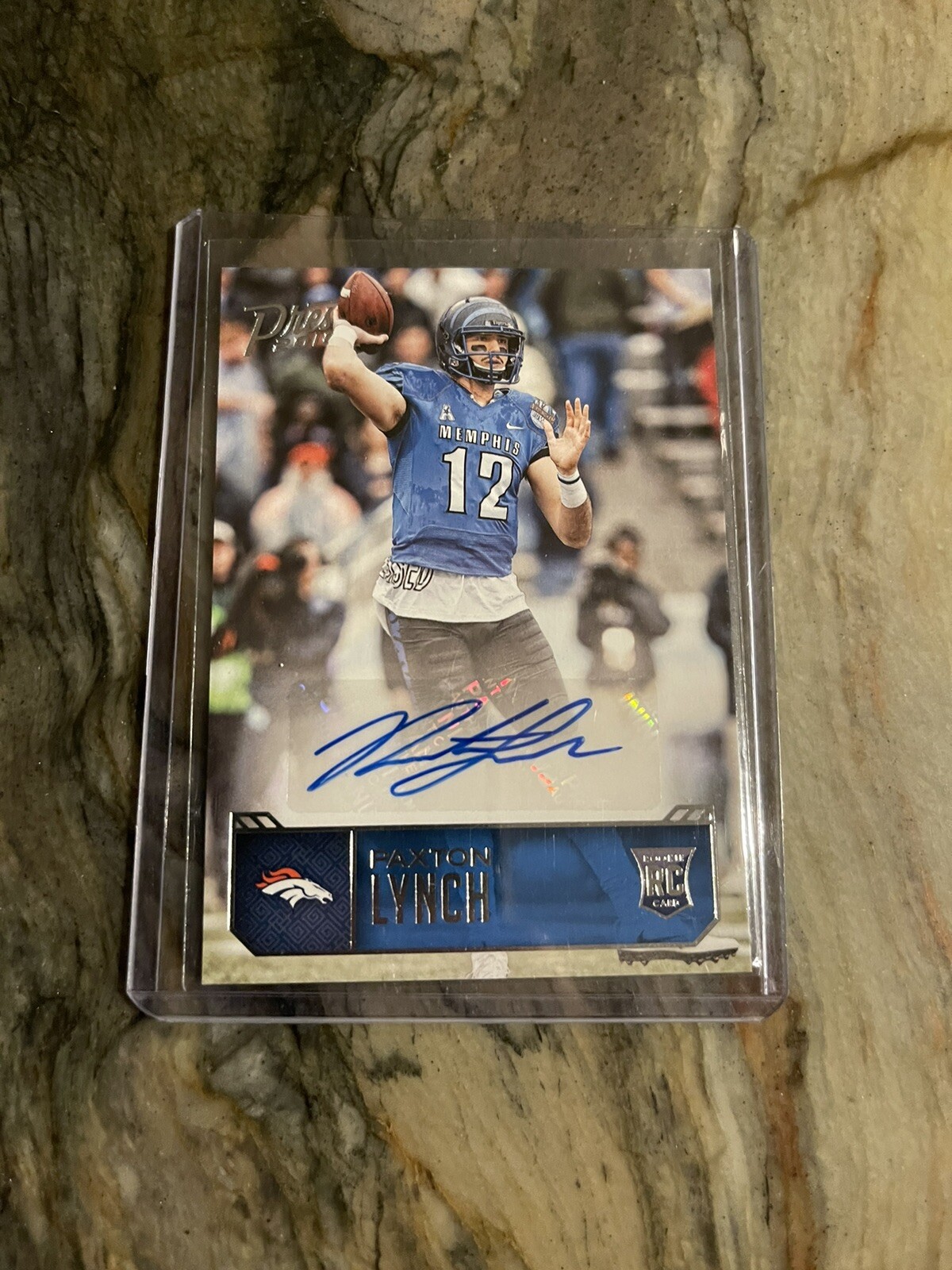 Paxton Lynch Panini Prestige Rookie Signatures #PL Base