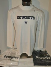 New Dallas Cowboys NFL Football Nike On Field Dri-Fit Shirt Long Sleeve Sz Xl-4X