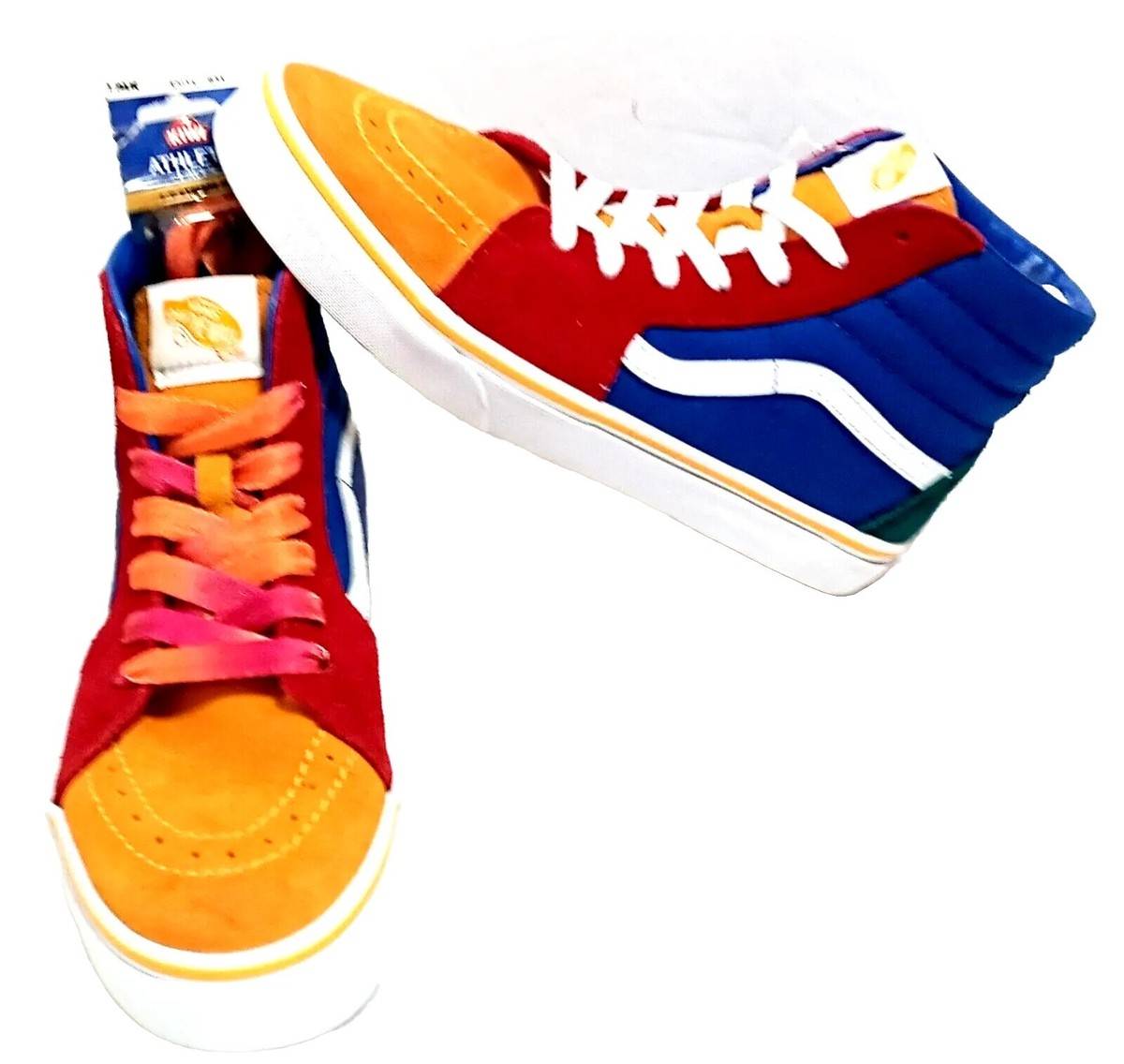 VANS US Youth Sk8-Hi Yacht Club Color Block Suede Skateboard