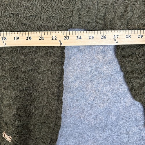 Danilo Wool Sweater Mens 50 (US Medium - Large) Olive Green Textured Italian - Picture 8 of 9