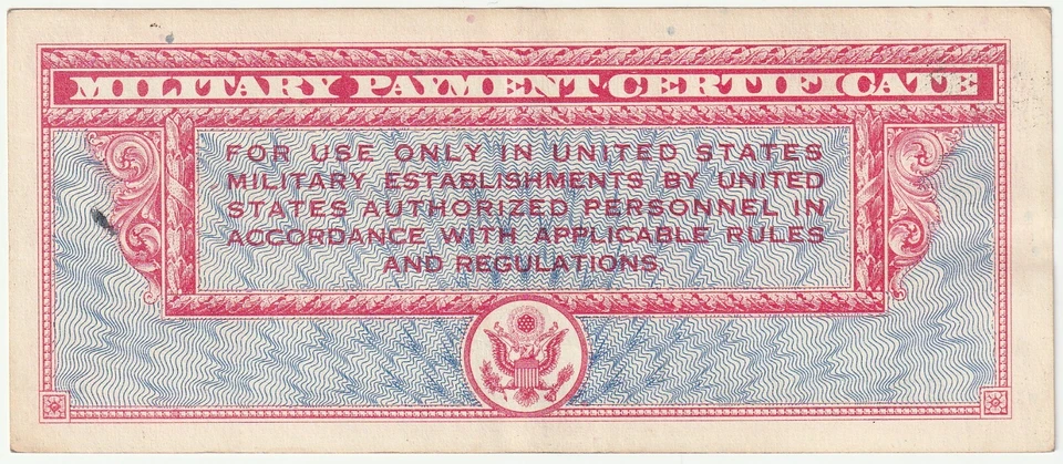 US MPC 10 Dollar MPC Series 471  1946-48 About Uncirculated Condition Cat#M17 - Image 2 of 2