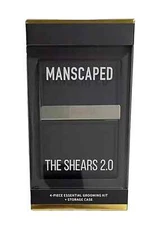 MANSCAPED Shears 2.0 Tempered Stainless Steel Men's Nail Kit Grooming Travel Kit