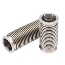 Vacuum KF16/25/40/50 100-2000mm Stainless Sanitary Bellow Hose Flexible Tube
