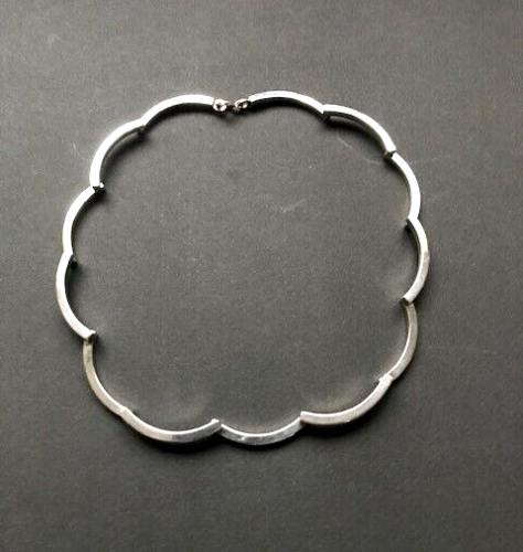 O.P. Orlandini Uno A Erre 925 Silver Necklace Italy - Picture 2 of 8
