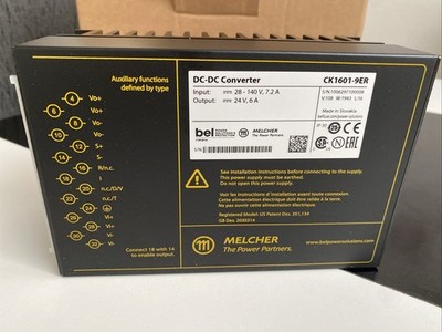 Bel Power Solutions CK1601-9ER DC/DC Converter 24V 144W Industrial Power Supply