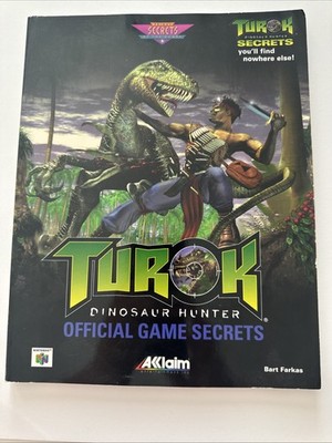 Turok: Dinosaur Hunter Official Game Secrets Acclaim Nintendo 64 Prima Farkas 