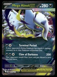 Mega Absol ex 086/132 Mega Evolution Double Rare Holo