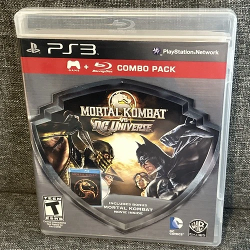 Mortal Kombat VS DC Universe PlayStation 3 PS3 Combo Pack Complete CIB w/ Bluray