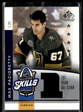 2020-21 SP Game Used NHL All-Star Skills Fabrics 1st Year Max Pacioretty #AS1-MP