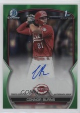 2023 Bowman Draft Green Lava Refractor 7/99 Connor Burns #CDA-CB Auto 19n6