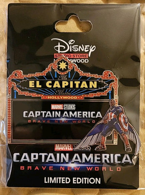Disney DSSH El Capitan Marquee Pin Marvel Captain America Brave New World DSF LE