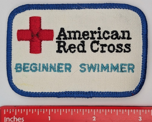 American Red Cross - Beginner Swimmer Patch - 2"x3"