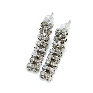 Jewelry Pierced Earring Natural Diamond 0.5ct Gold 2343547