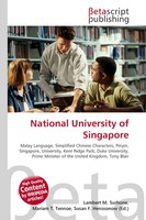 Lambert M. Surhone (U. A.) | National University Of Singapore | Taschenbuch