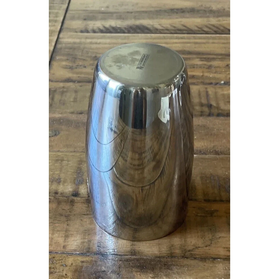 复古 MCM WMF Cromargan 18/10 不锈钢鸡尾酒摇椅(无盖)和 Strai — 第 3/4 张图片