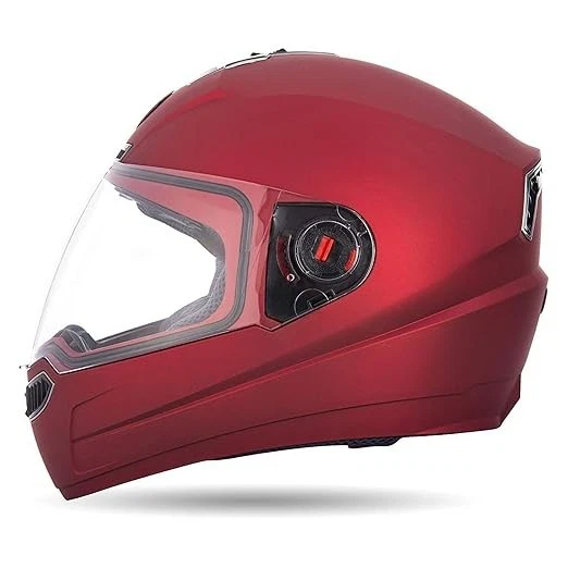 Yamaha YR7 Full Face Helmet (Matte Red, Size XL,M,L - Image 4 of 4