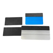 50 Pack 4 And 6 Inch Felt Edge Squeegee Car Vinyl Wrap Squeegee Applicator Tool