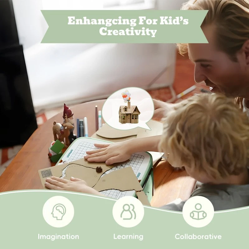 BeaverBot Safe Cardboard Kit DIY For Kids DIY Cutter Cutting Activity Toy - Image 4 of 4