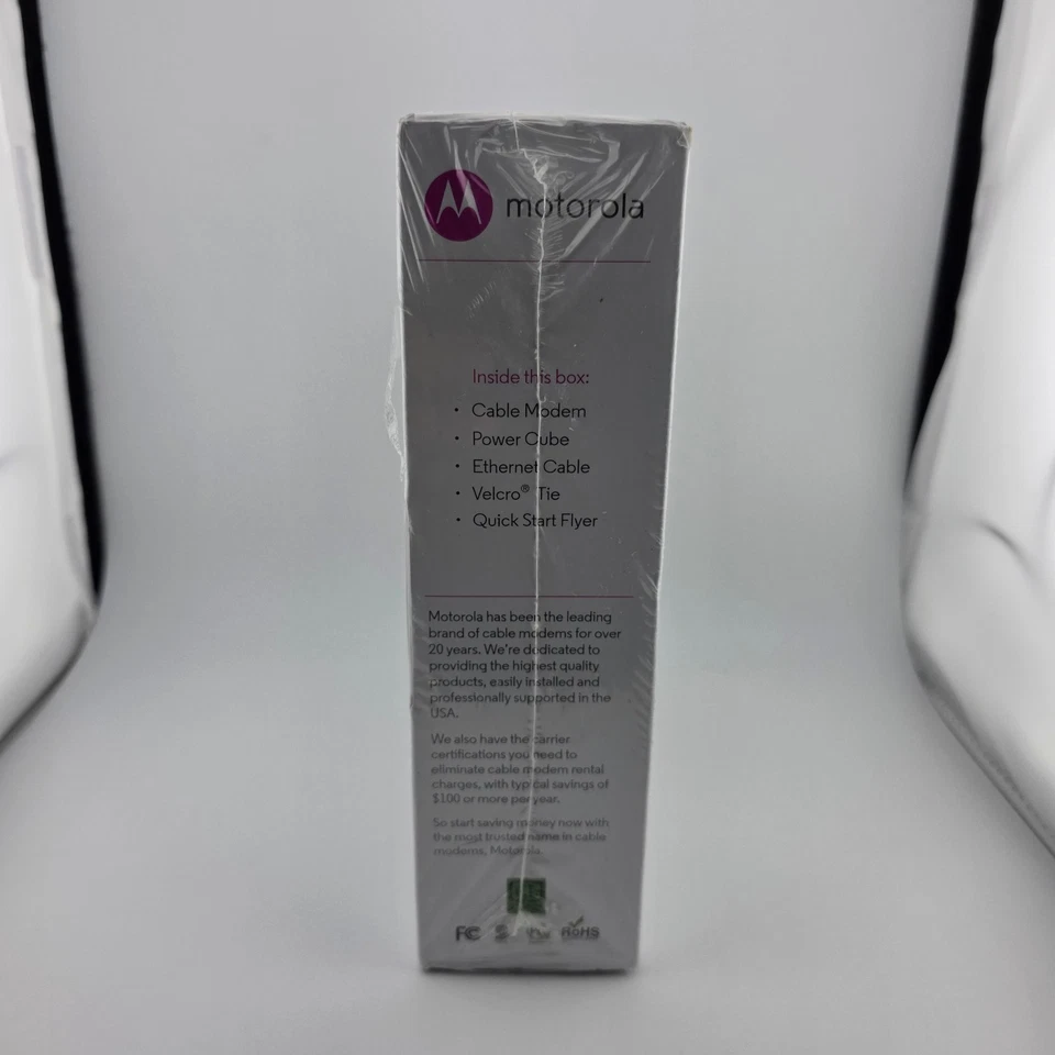 Motorola MB7420 16x4 686 Mbps DOCSIS 3.0 Single Ethernet Port Cable Modem NEW - Image 2 of 4