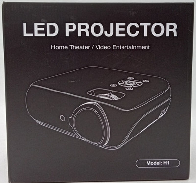 LED Projector H1 Home Theater Video Entertainment HDMI USB 110-240V Model H1