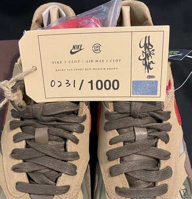 Nike x Clot mensz 8.5  KOD/Cha  Special Box Limited *231/1000* DD1870 200