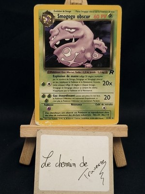 Pokemon Karte - Dunkler Smogogo 31/82 - Zustand: Okay Gebraucht - Wizards Rocket