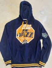 Thurl Bailey Signed Utah Jazz Hoodie NBA Autograph Medium