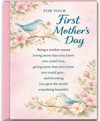 First Mother's Day Card - Celebrating New Moms and Their Special Day
