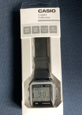CASIO Collection STANDARD Digital Watch W-221H-1AJF Black Japan Model IN STOCK