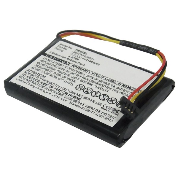 Akku FüR Tomtom Xl Live Iq Routes™ 4ET03 Xl Live Iq Routes™ Europe 1100Mah-image