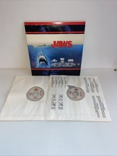 JAWS Laserdisc 2-Disc Letterboxed Edition Scheider Dreyfuss Spielberg 1975/1991