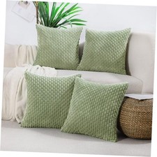 Couch Sage Decorative Throw Pillow Covers 18x18 18" x 18" Pack of 4 Green