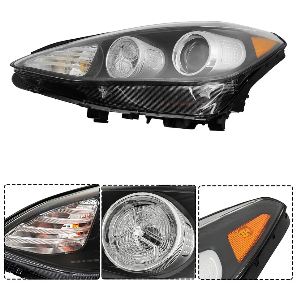 LH&RH 卤素车头灯适用于 2017 - 2021 2022 起亚 Sportage 车头灯总成 — 第 4/4 张图片