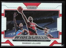 Damian Lillard 2021-22 Panini Prizm #6 Widescreen Prizm Silver