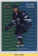 2023-24 Upper Deck Allure Color Flow Green Blue Gabe Vilardi #CF-23 READ f6d