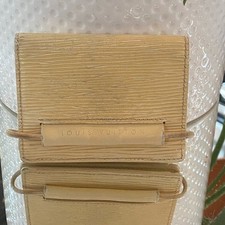 Louis Vuitton Cream/yellow Epi card Case