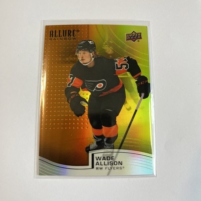 Wade Allison 2021-22 Upper Deck Allure Red/Orange Rainbow #R-43 RC Philly Flyers