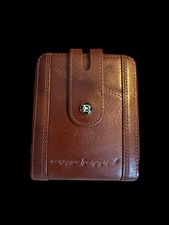 BULLCAPTAIN Brown Leather Wallet w/ Zipper Men Wallet, Mens RFID Antimagnetic