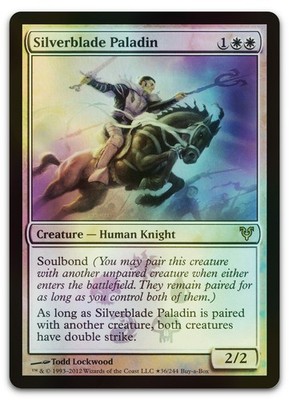 Silverblade Paladin #36 (Foil) (NM) Buy-A-Box Promos BABP Magic MTG