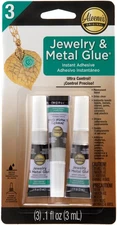 Aleene's Jewelry & Metal Glue 3/Pkg-.1oz