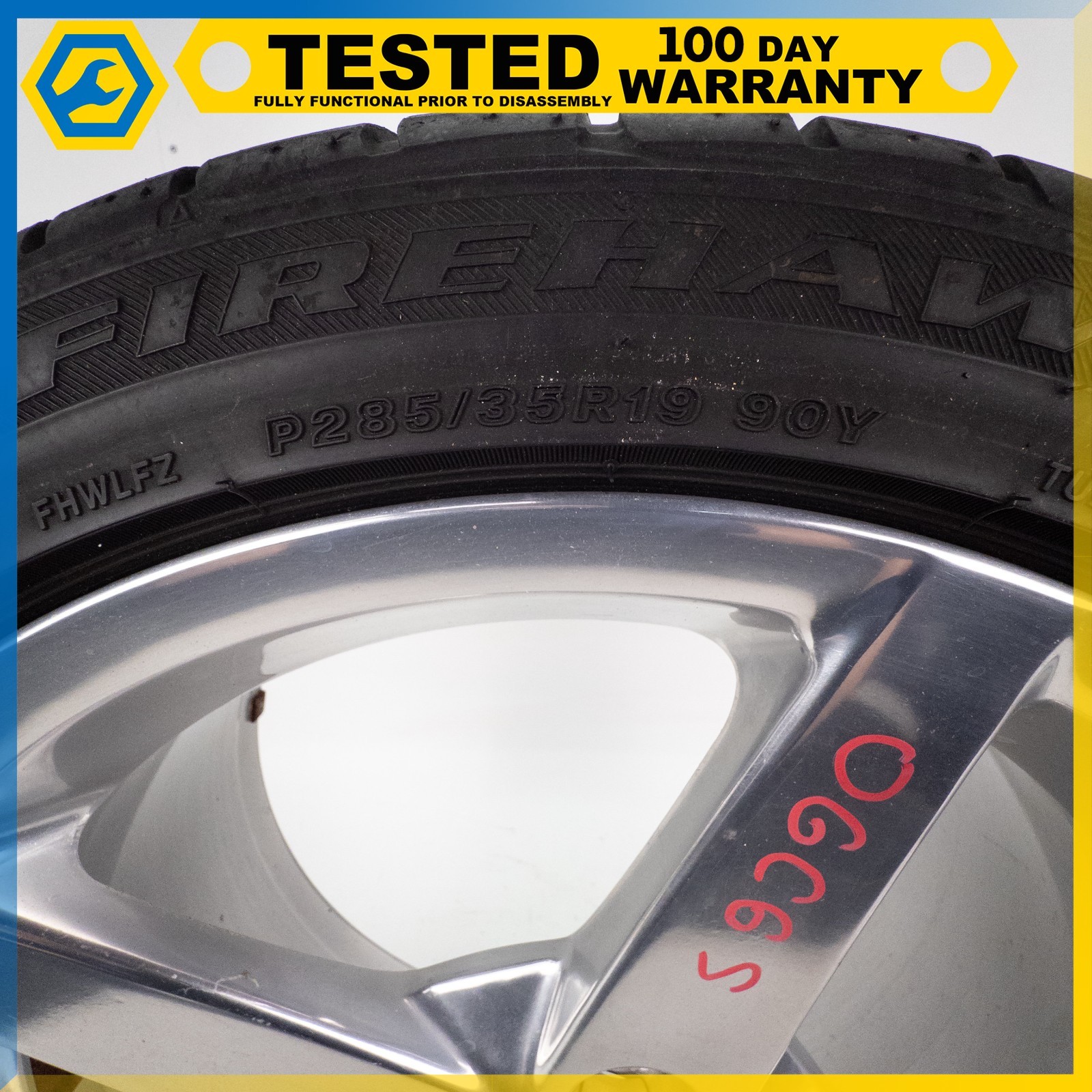 05-13 CHEVROLET CORVETTE C6 18x8.5/19x10 FRONT & REAR WHEEL RIM SET OEM