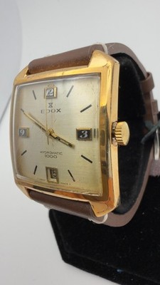 Vintage Edox Hydromatic 1000 Automatic Diver 1960s Swiss Watch | eBay