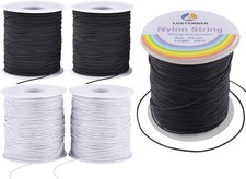 Sturdy Elastic Cord Ideal for Rattail Braiding and Kumihimo