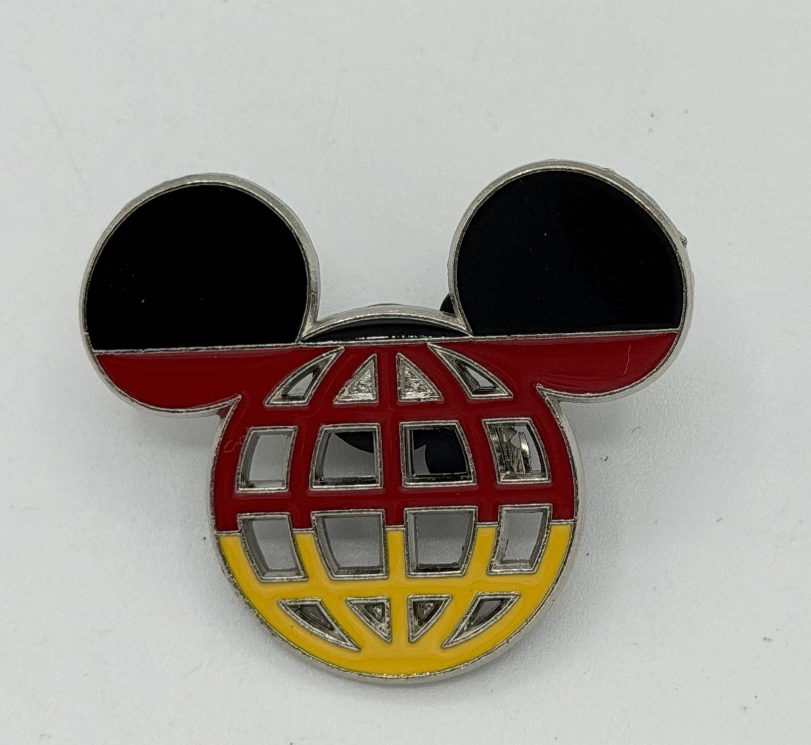 WDW Disney Mickey Icon Epcot Spaceship Earth Germany Lattice Globe Flag Pin 2016