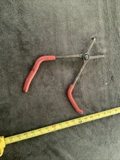 Snap On Hg410ep. Pistol Grip Line Hose Pliers….red…used….see Pics…
